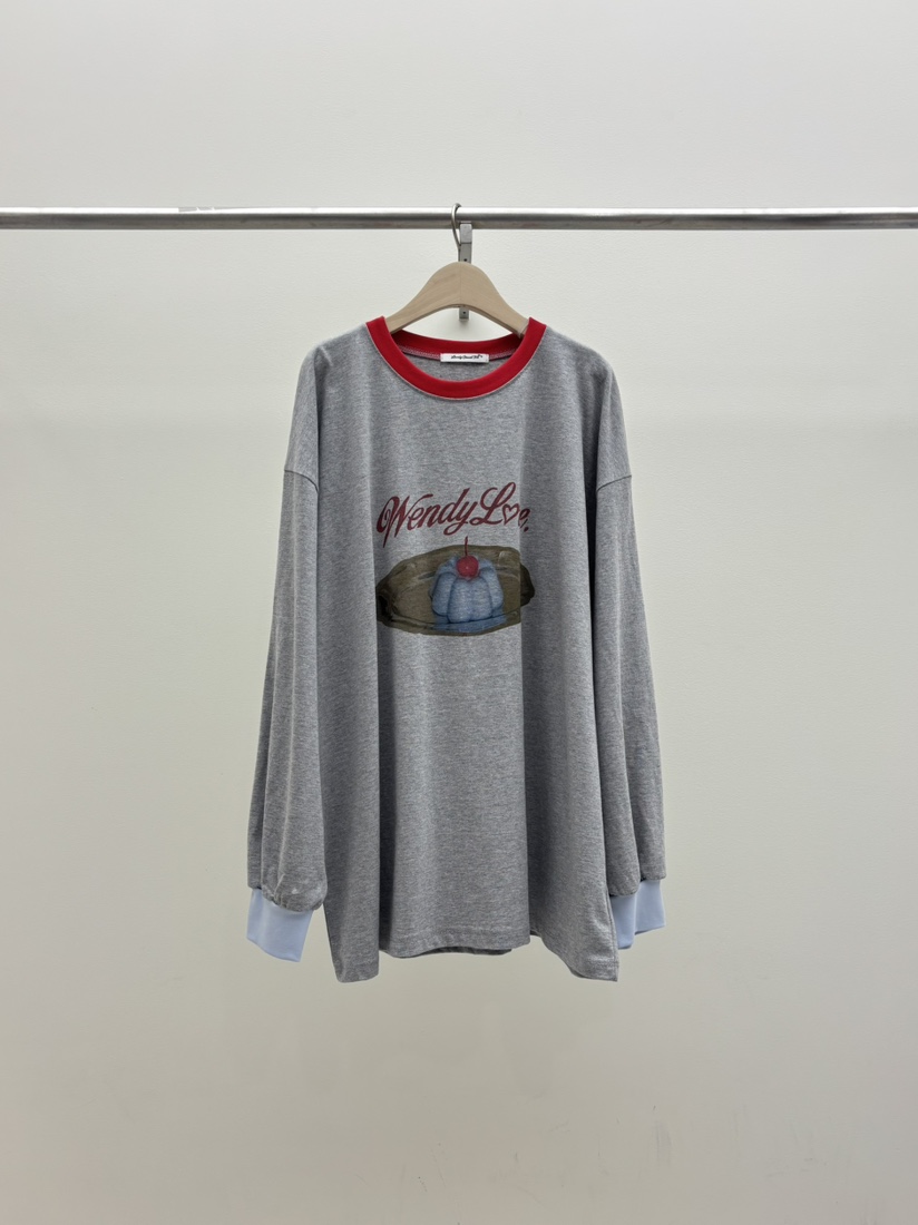 TOLL韓國直郵實拍女士新品職業休閑人氣推薦時尚26春夏長袖T恤TOLL長袖T恤圖色2