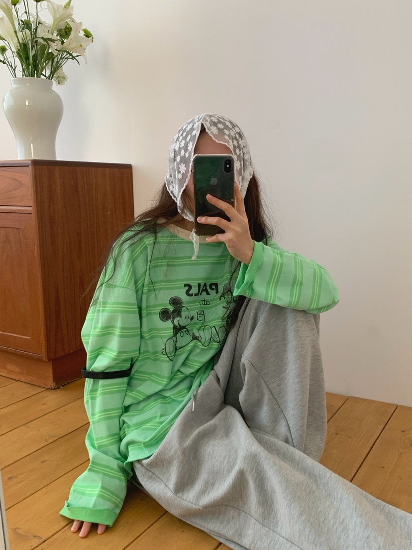 TOLL韓國代購女士新款休閑26春夏職業推薦人氣時尚長袖T恤TOLL長袖T恤