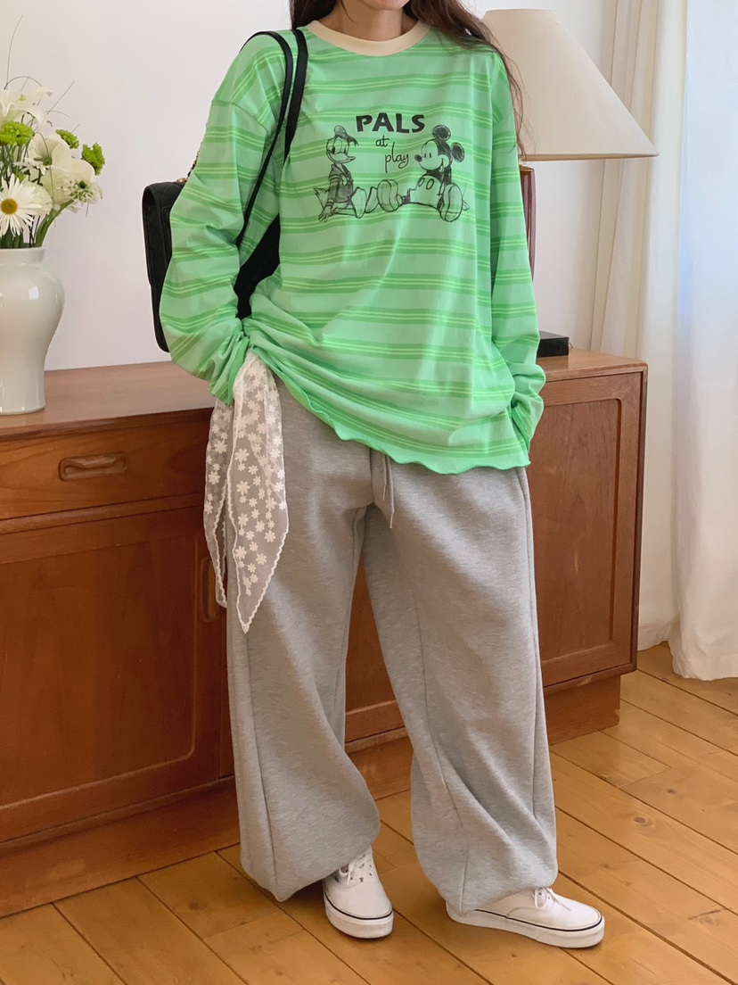 TOLL韓國代購女士新款休閑26春夏職業推薦人氣時尚長袖T恤TOLL長袖T恤