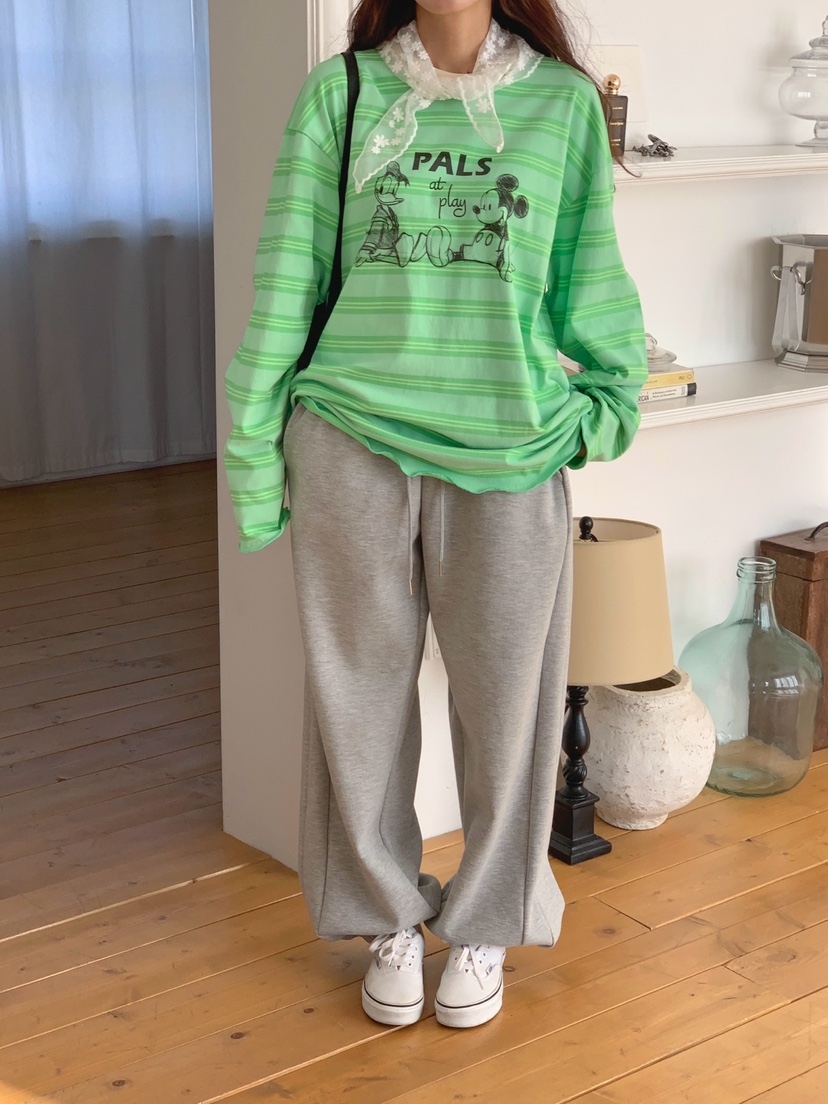 TOLL韓國代購女士新款休閑26春夏職業推薦人氣時尚長袖T恤TOLL長袖T恤