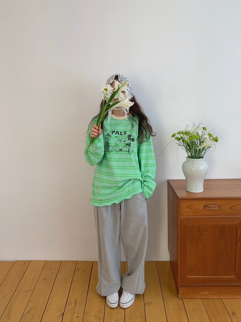 TOLL韓國代購女士新款休閑26春夏職業推薦人氣時尚長袖T恤TOLL長袖T恤