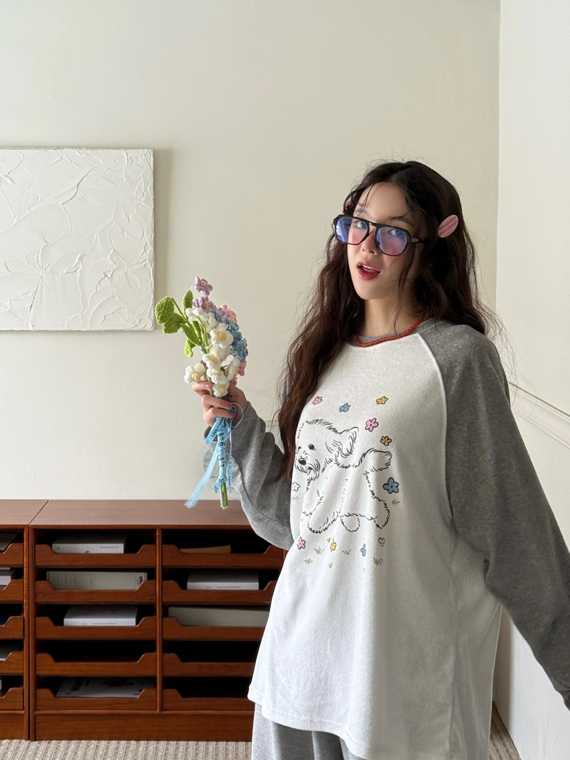 TOLL韓國代購女裝新款熱賣推薦休閑人氣職業時尚26春夏長袖T恤TOLL長袖T恤