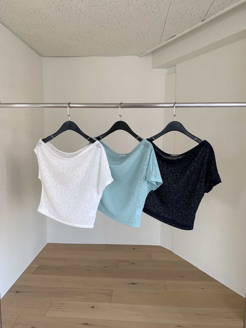 BLACK PIG韓國直郵女裝新品職業休閑時尚人氣熱賣T恤蕾絲VIVIAN_LEET恤