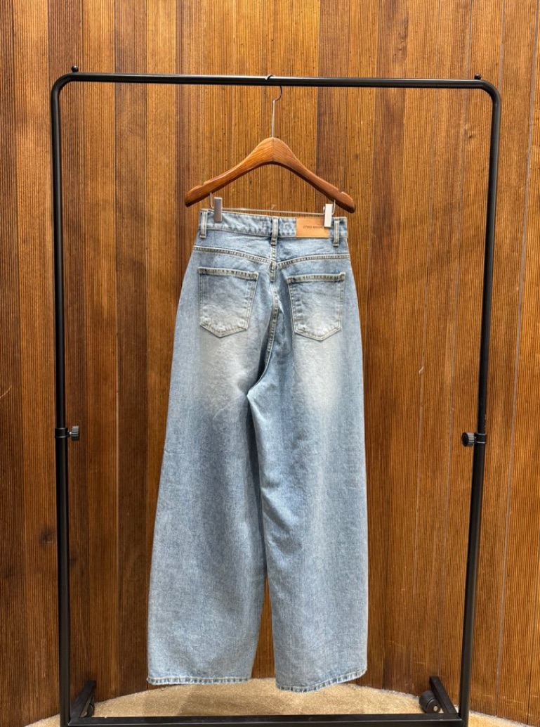 2TWO MOON韓國直郵實拍女裝新品26春夏熱賣時尚人氣牛仔褲2TWO MOON牛仔褲
