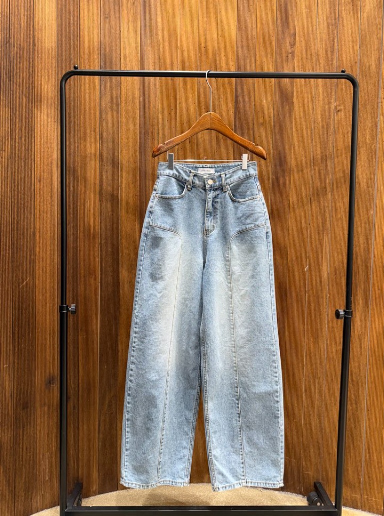 2TWO MOON韓國直郵實拍女裝新品26春夏熱賣時尚人氣牛仔褲2TWO MOON牛仔褲圖色1