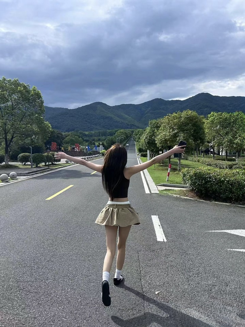 SYMBOL韓國東大門直郵女裝新款休閑職業推薦人氣短裙雙層SYMBOL短裙