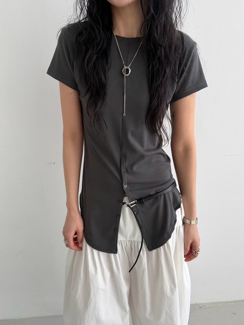 MINIMUZE韓國東大門直郵女士新款休閑人氣職業時尚推薦T恤MINIMUZET恤