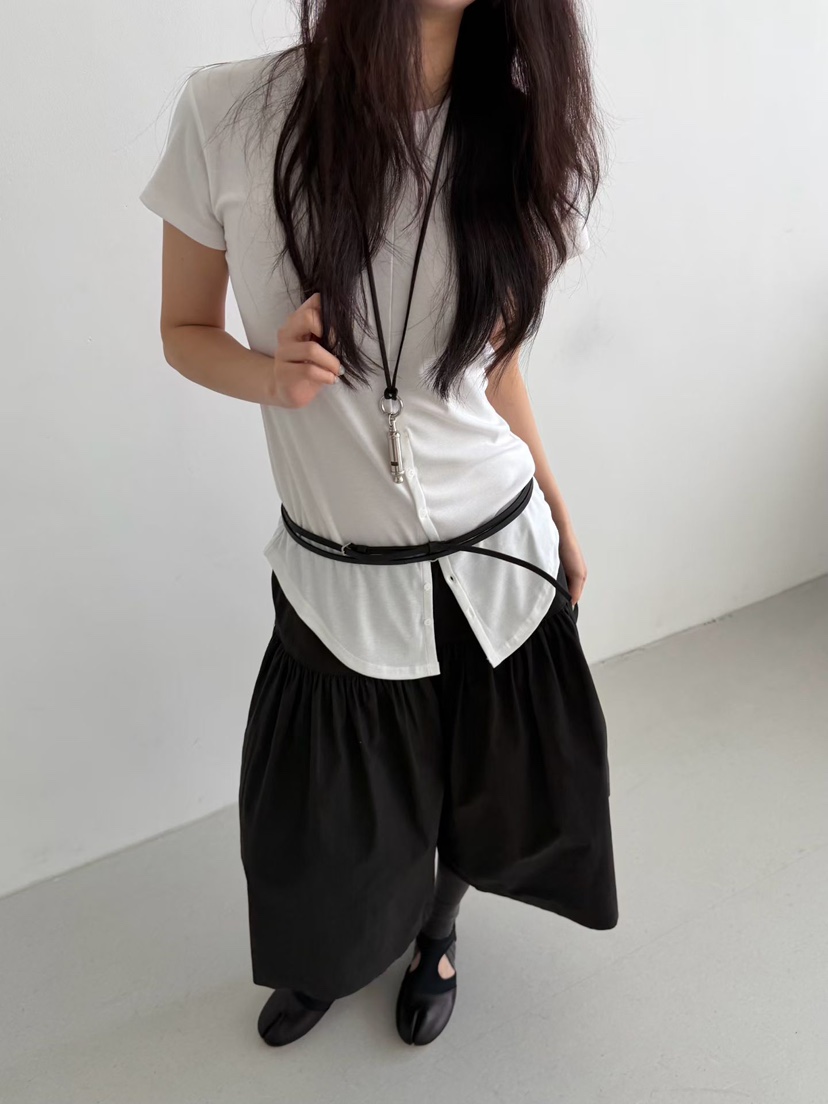 MINIMUZE韓國東大門直郵女士新款休閑人氣職業時尚推薦T恤MINIMUZET恤