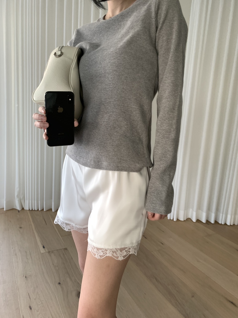 BLACK PIG韓國直郵實拍女士新款推薦休閑熱賣26春夏短褲蕾絲VIVIAN_LEE短褲