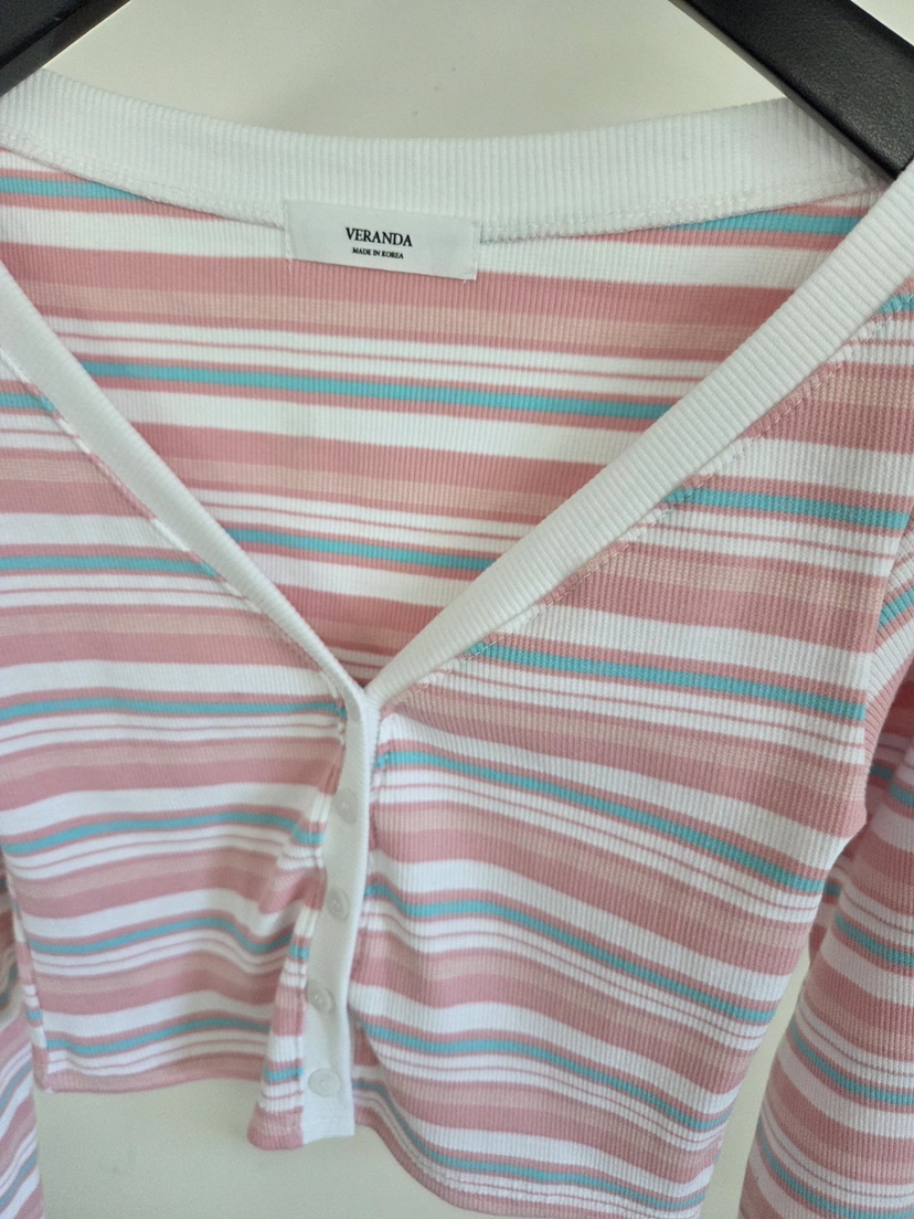 VERANDA韓國東大門直郵女士新品人氣時尚熱賣休閑長袖T恤VERANDA長袖T恤