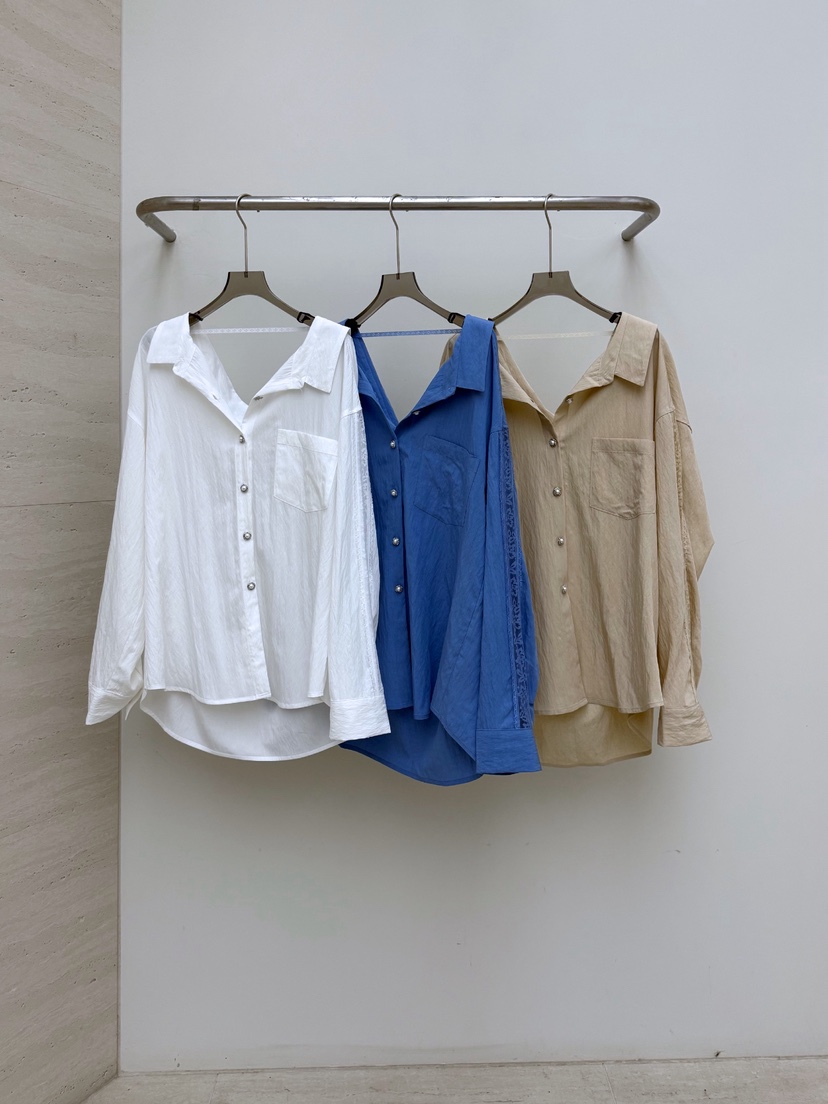 AB韓國直郵實拍女裝新款人氣職業休閑26春夏熱賣襯衫蕾絲衫AB襯衫/蕾絲衫