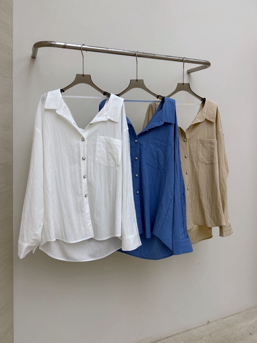 AB韓國直郵實拍女裝新款人氣職業休閑26春夏熱賣襯衫蕾絲衫AB襯衫/蕾絲衫