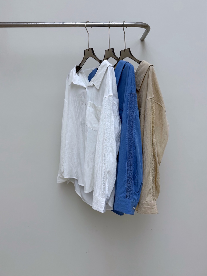 AB韓國直郵實拍女裝新款人氣職業休閑26春夏熱賣襯衫蕾絲衫AB襯衫/蕾絲衫