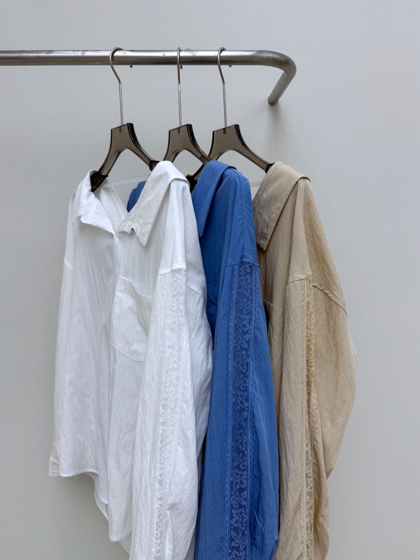 AB韓國直郵實拍女裝新款人氣職業休閑26春夏熱賣襯衫蕾絲衫AB襯衫/蕾絲衫