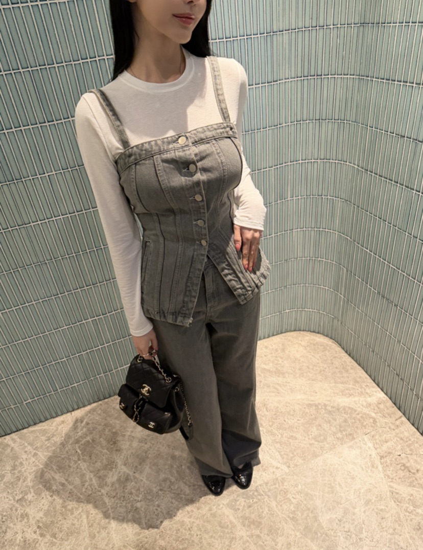 LAVIEU韓國直郵實拍女士新款推薦26春夏休閑時尚職業牛仔褲LAVIEU牛仔褲