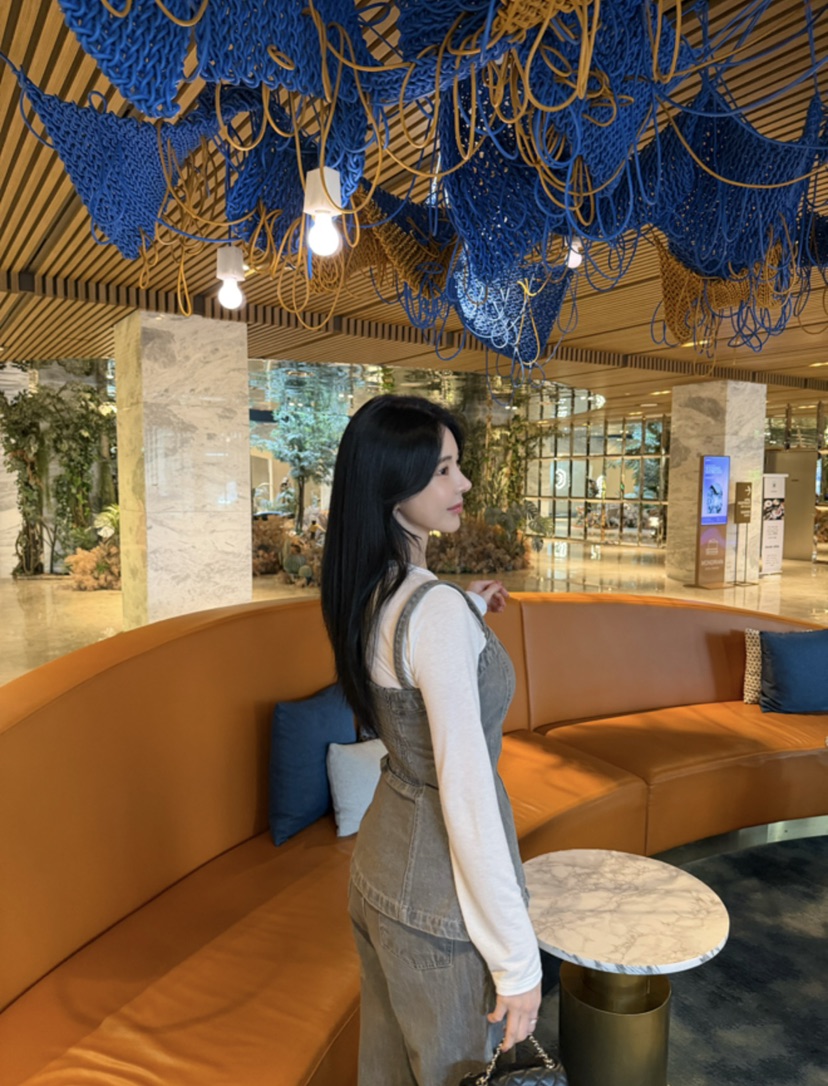 LAVIEU韓國直郵實拍女士新款推薦26春夏休閑時尚職業牛仔褲LAVIEU牛仔褲