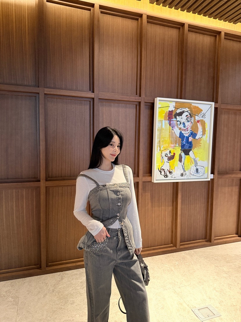 LAVIEU韓國直郵實拍女士新款推薦26春夏休閑時尚職業牛仔褲LAVIEU牛仔褲