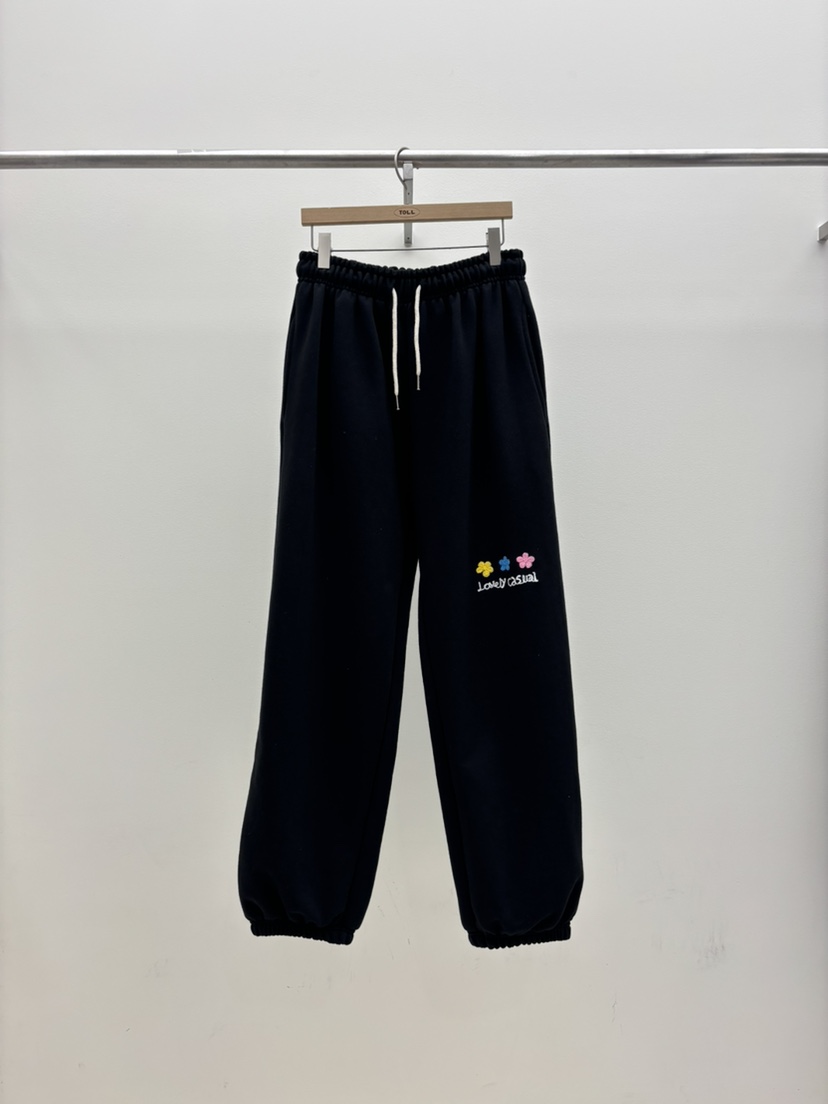 TOLL韓國東大門直郵女裝新款職業時尚人氣26春夏休閑褲刺繡TOLL休閑褲圖色2