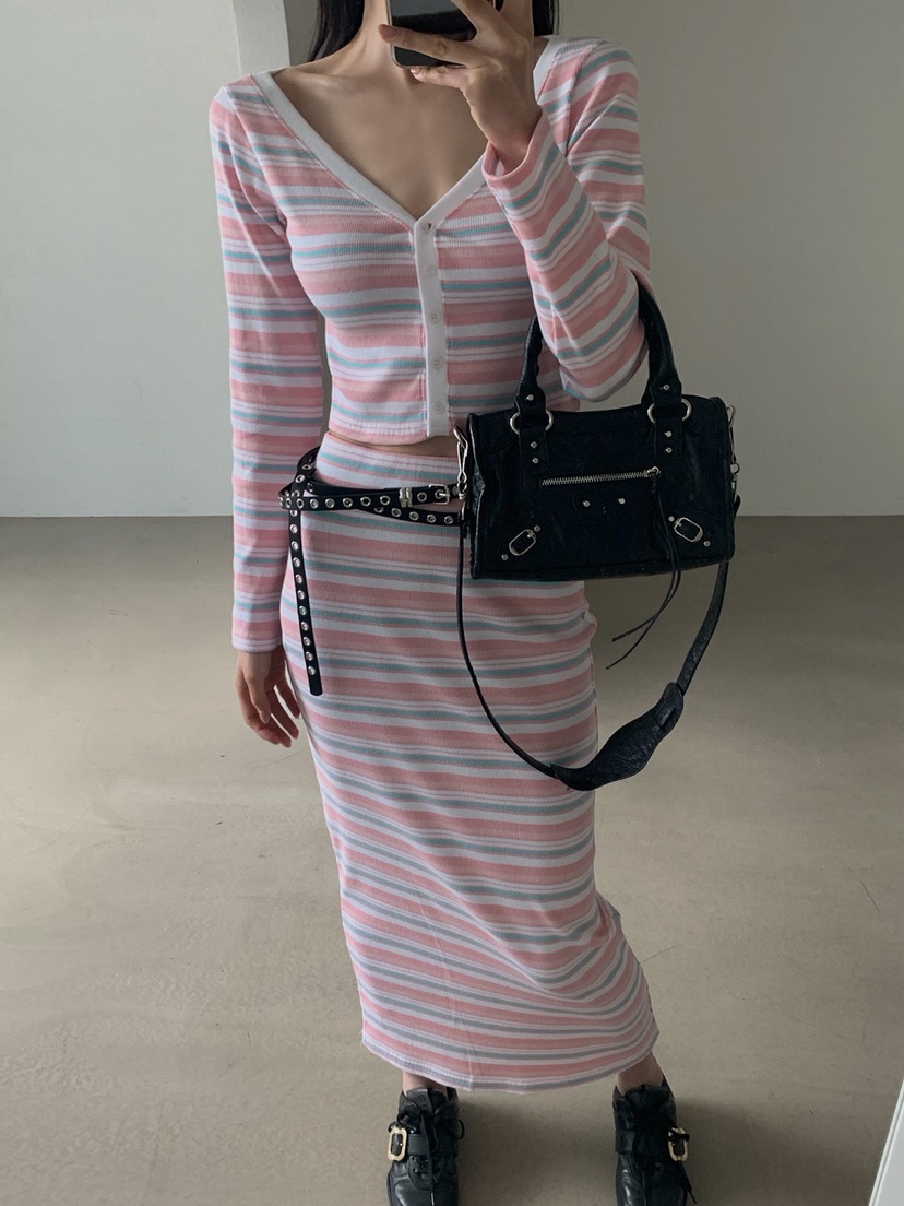 VERANDA韓國代購女士新款職業26春夏熱賣時尚推薦人氣長裙VERANDA長裙