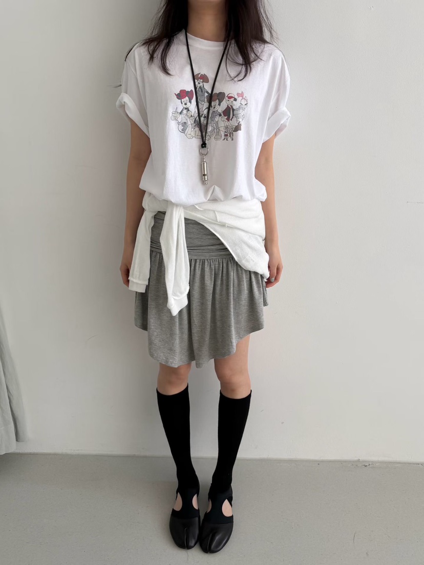 MINIMUZE韓國東大門代購女士新款推薦職業26春夏短裙褶皺MINIMUZE短裙