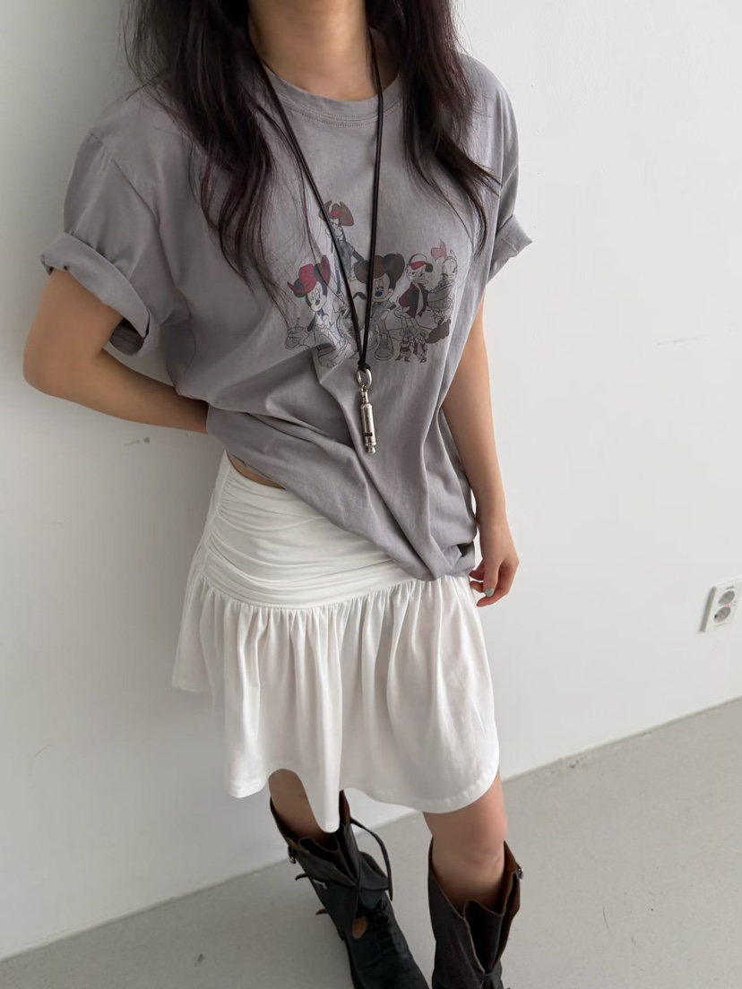 MINIMUZE韓國東大門代購女士新款推薦職業26春夏短裙褶皺MINIMUZE短裙