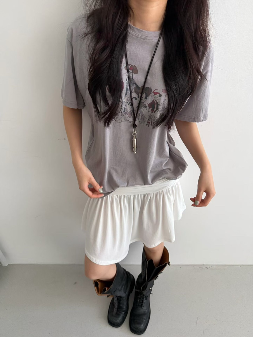 MINIMUZE韓國東大門代購女士新款推薦職業26春夏短裙褶皺MINIMUZE短裙