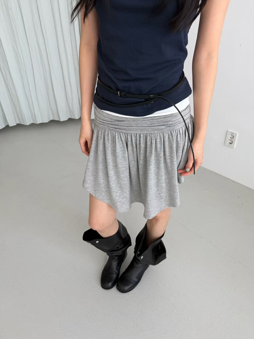 MINIMUZE韓國東大門代購女士新款推薦職業26春夏短裙褶皺MINIMUZE短裙