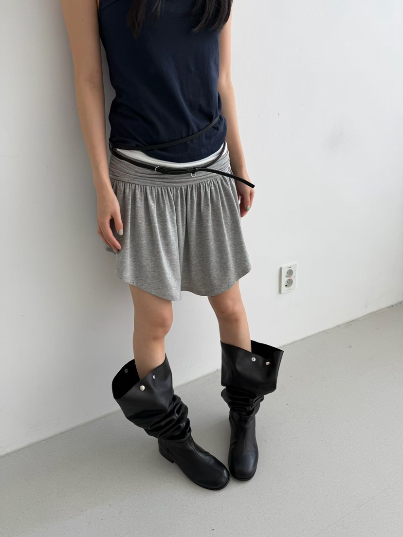 MINIMUZE韓國東大門代購女士新款推薦職業26春夏短裙褶皺MINIMUZE短裙