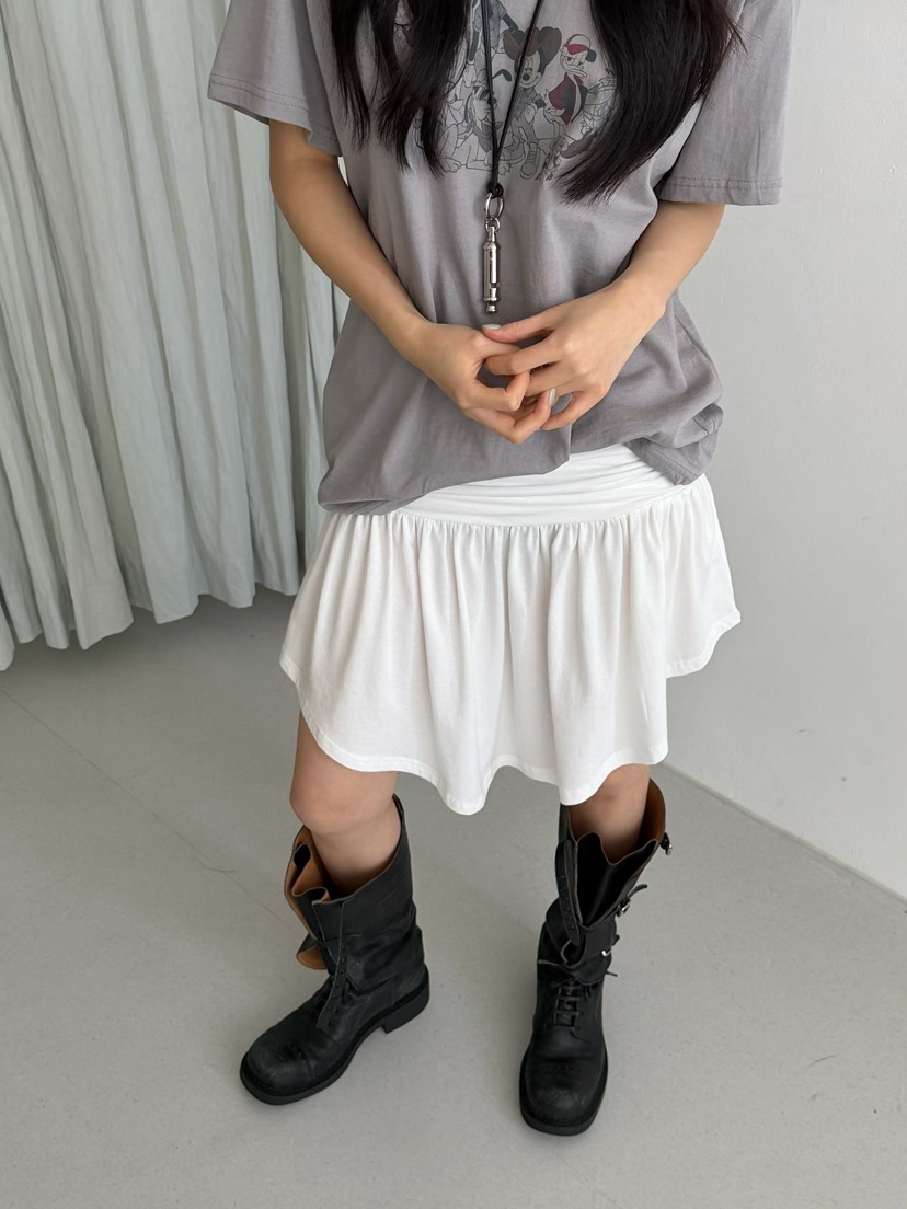 MINIMUZE韓國東大門代購女士新款推薦職業26春夏短裙褶皺MINIMUZE短裙