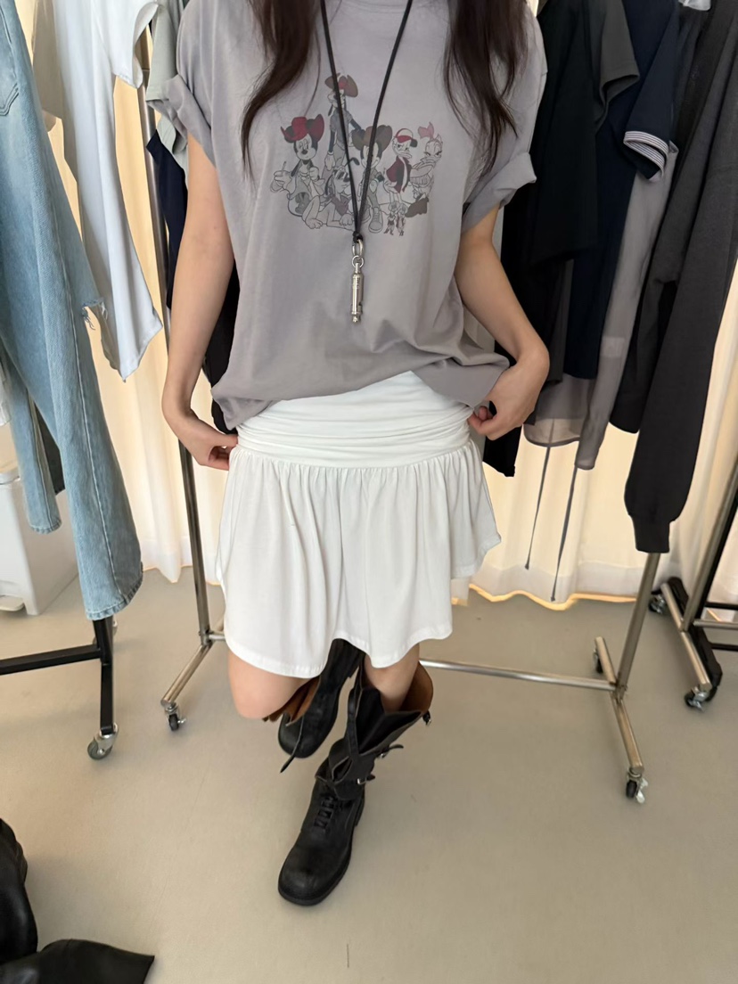 MINIMUZE韓國東大門代購女士新款推薦職業26春夏短裙褶皺MINIMUZE短裙