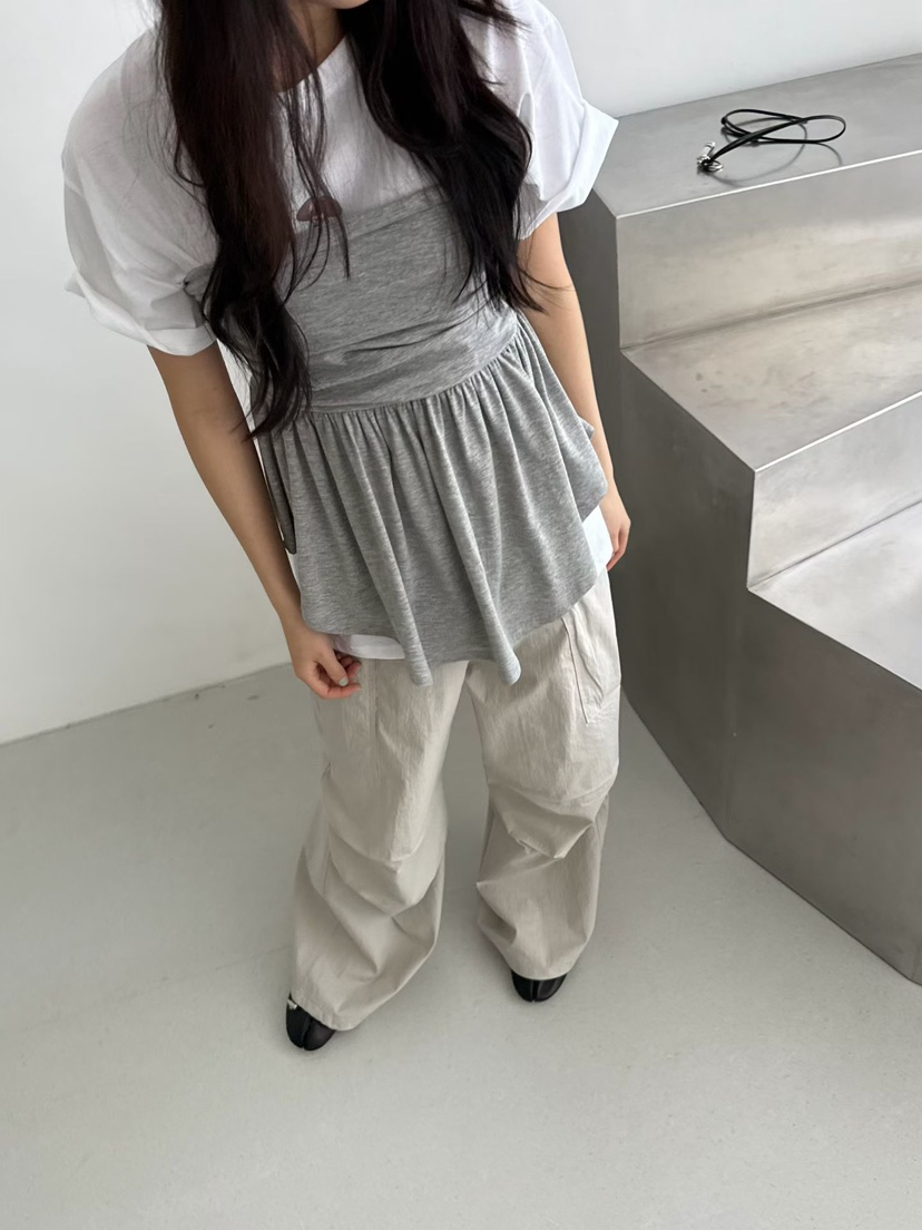 MINIMUZE韓國東大門代購女士新款推薦職業26春夏短裙褶皺MINIMUZE短裙