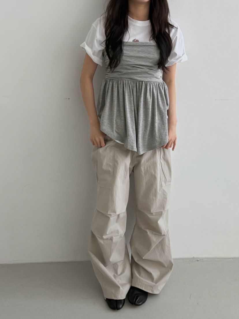 MINIMUZE韓國東大門代購女士新款推薦職業26春夏短裙褶皺MINIMUZE短裙