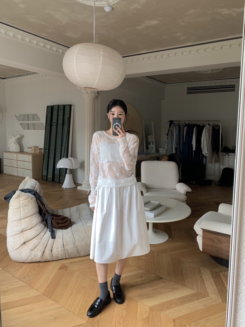 BLACK PIG韓國東大門直郵女裝新款時尚休閑人氣長袖T恤透明VIVIAN_LEE長袖T恤