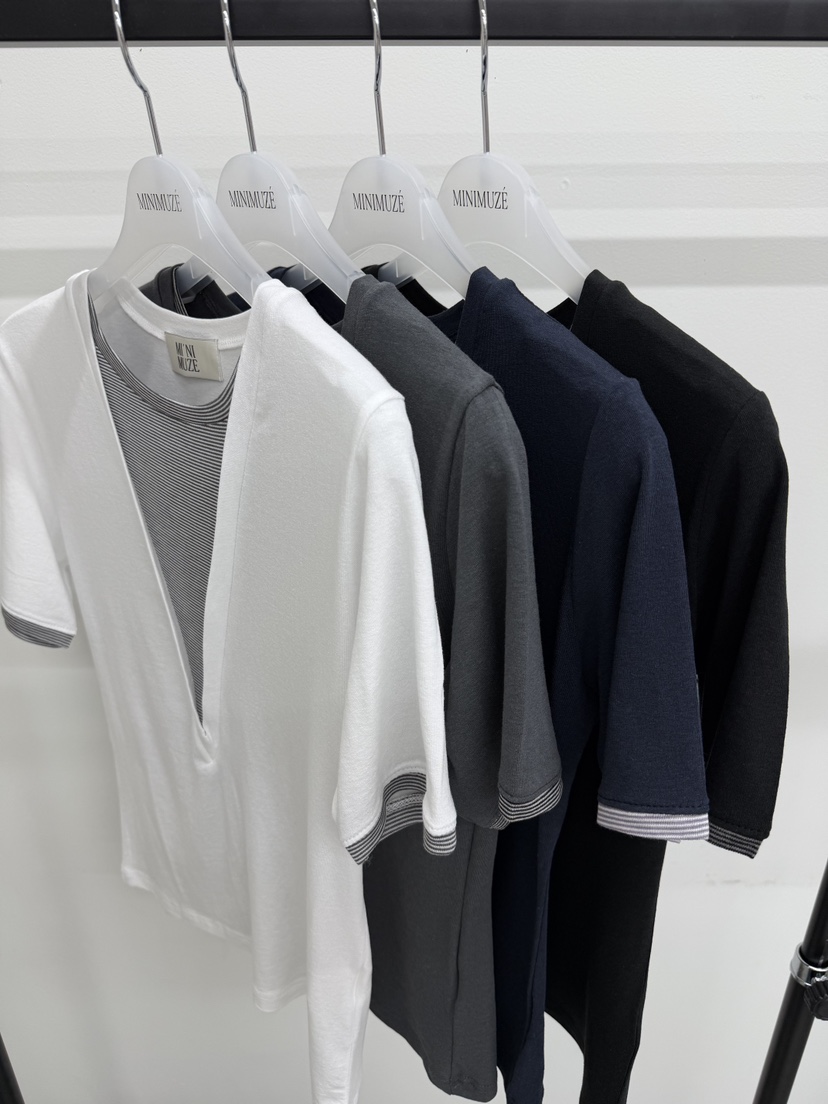 MINIMUZE韓國東大門直郵女裝新款職業推薦時尚人氣26春夏T恤MINIMUZET恤