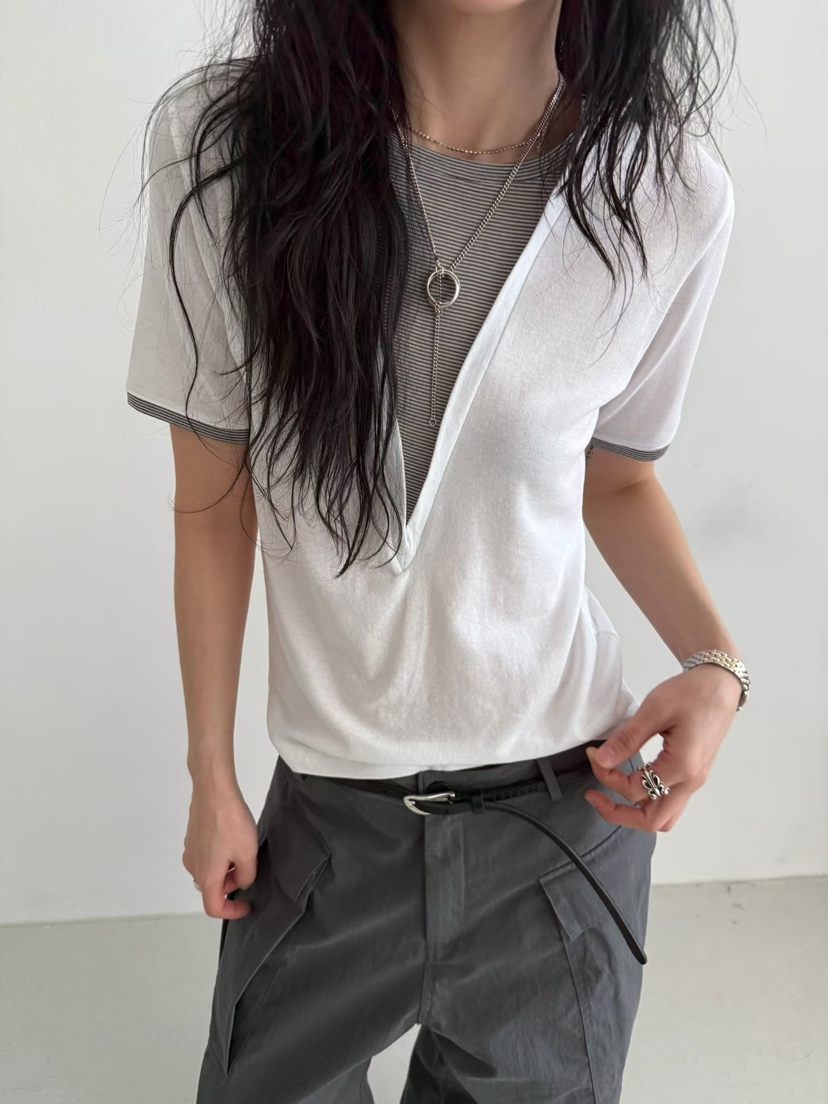 MINIMUZE韓國東大門直郵女裝新款職業推薦時尚人氣26春夏T恤MINIMUZET恤