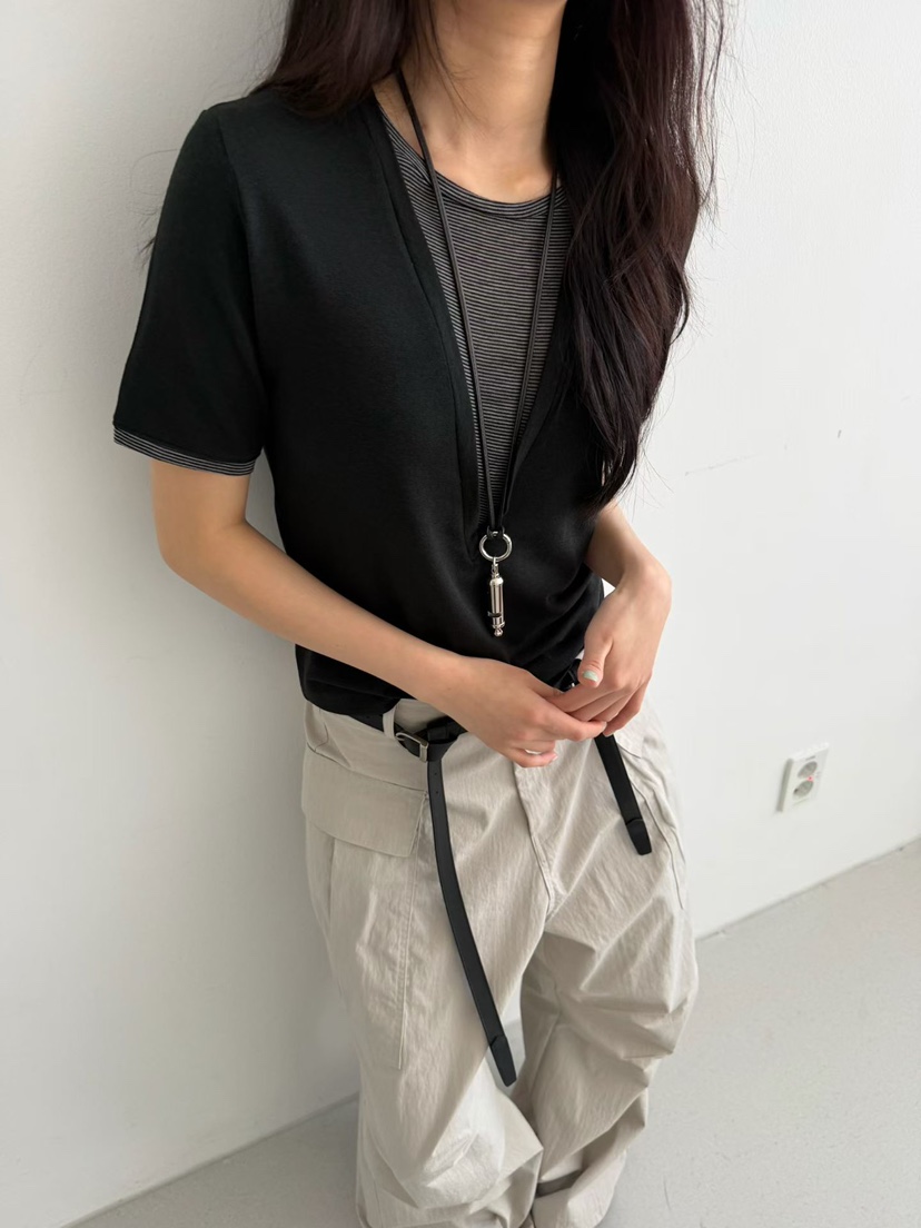 MINIMUZE韓國東大門直郵女裝新款職業推薦時尚人氣26春夏T恤MINIMUZET恤