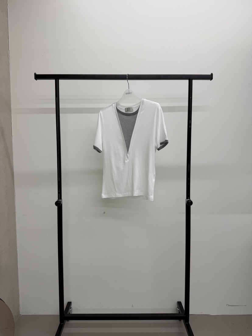 MINIMUZE韓國東大門直郵女裝新款職業推薦時尚人氣26春夏T恤MINIMUZET恤圖色1