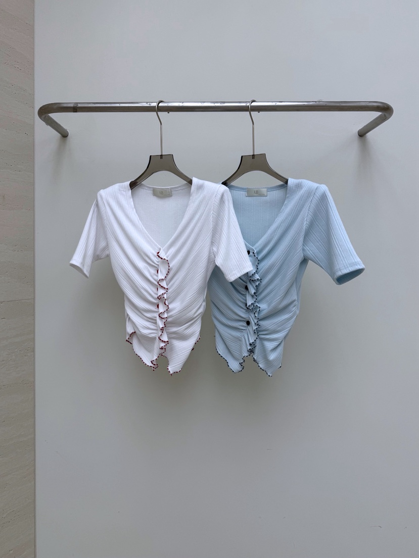 AB韓國直郵實拍女裝新款推薦人氣職業休閑熱賣26春夏時尚T恤ABT恤