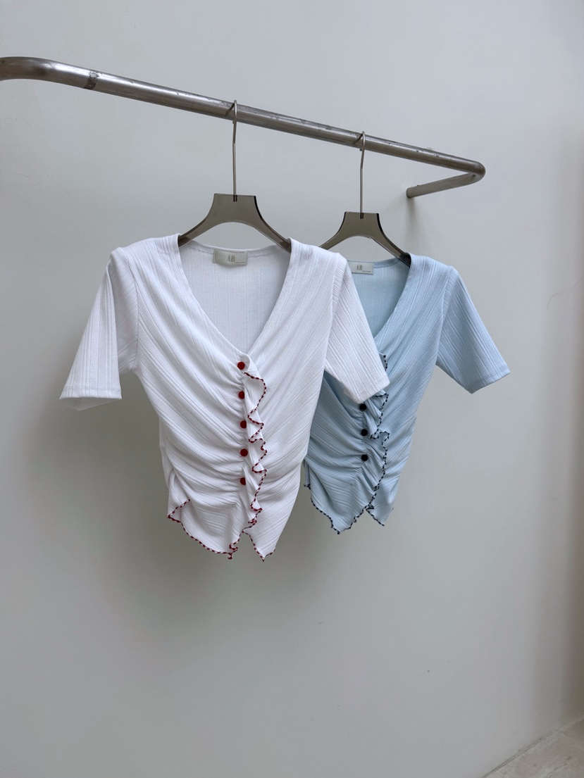 AB韓國直郵實拍女裝新款推薦人氣職業休閑熱賣26春夏時尚T恤ABT恤