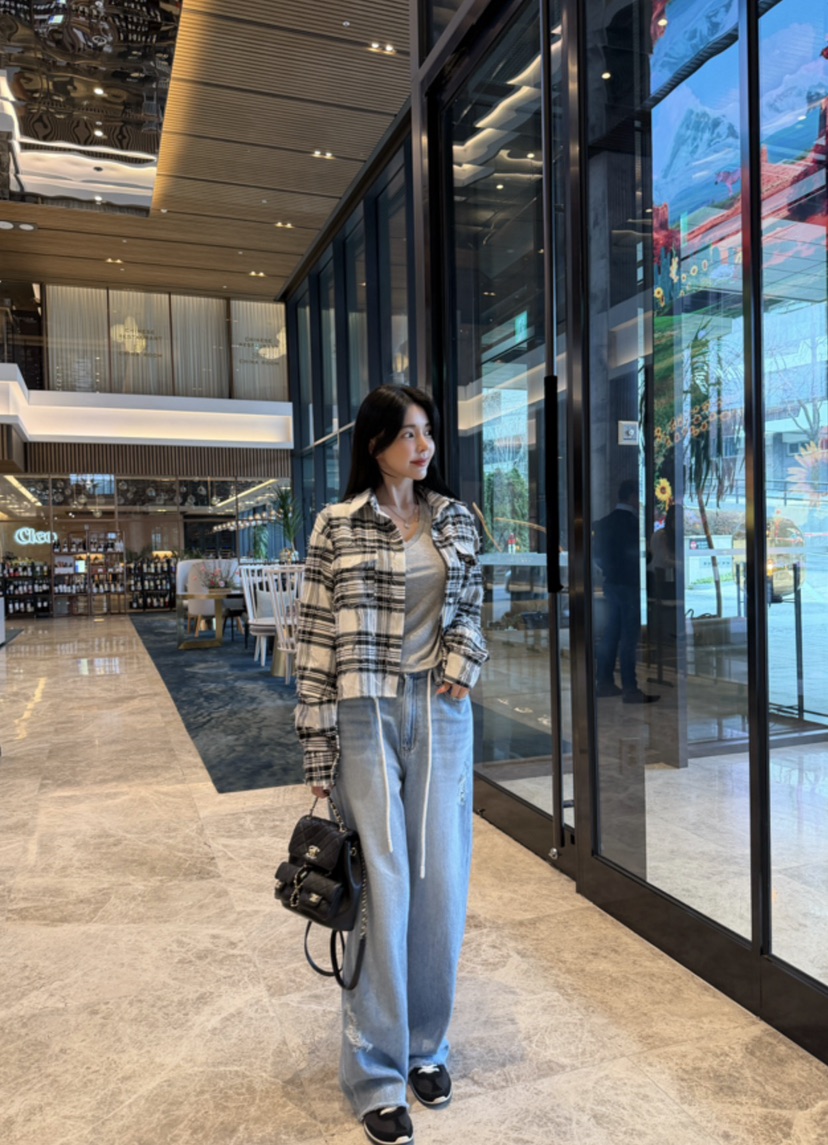 LAVIEU韓國代購女裝新品休閑26春夏職業熱賣人氣推薦牛仔褲LAVIEU牛仔褲