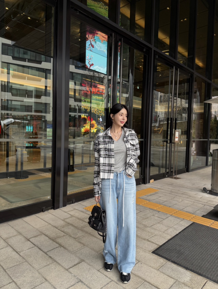 LAVIEU韓國代購女裝新品休閑26春夏職業熱賣人氣推薦牛仔褲LAVIEU牛仔褲