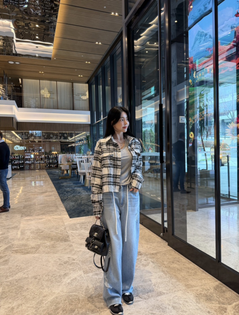 LAVIEU韓國代購女裝新品休閑26春夏職業熱賣人氣推薦牛仔褲LAVIEU牛仔褲