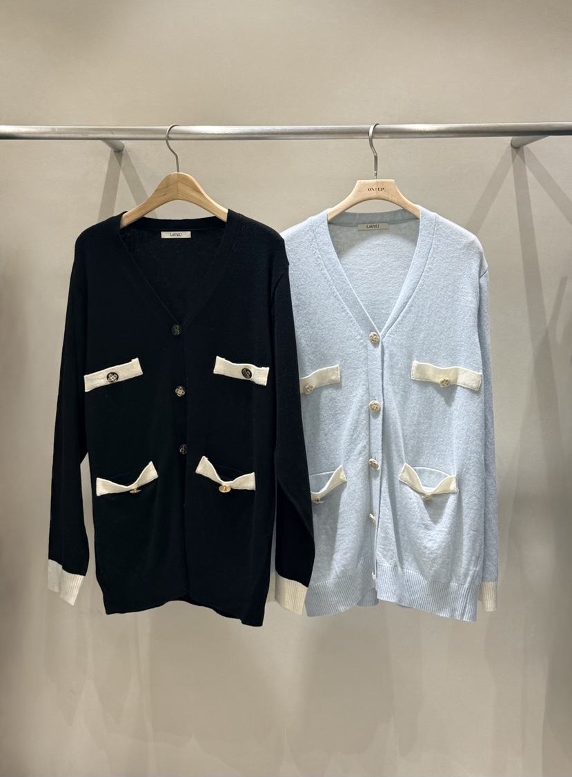 LAVIEU韓國直郵女裝新品26春夏時尚人氣休閑熱賣職業針織衫LAVIEU針織衫