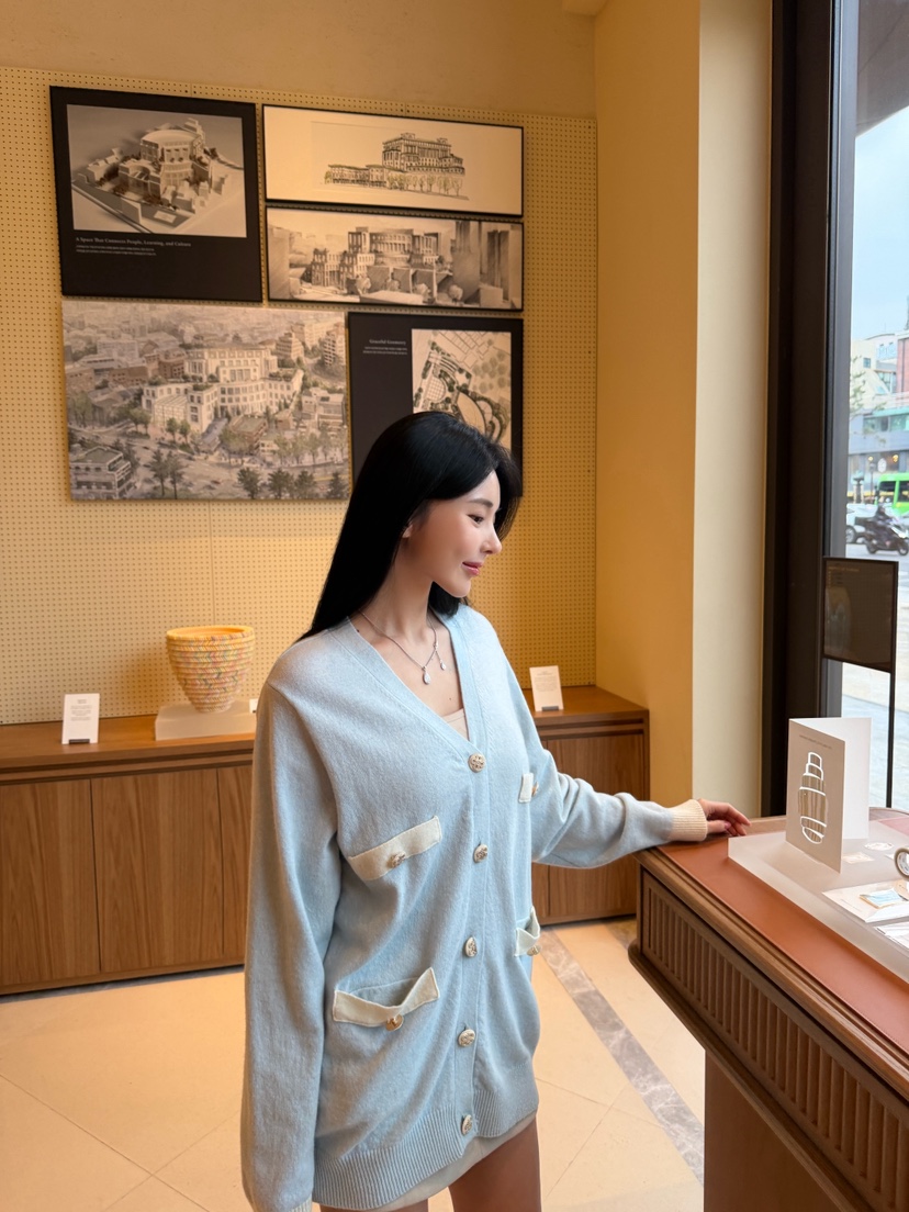 LAVIEU韓國直郵女裝新品26春夏時尚人氣休閑熱賣職業針織衫LAVIEU針織衫