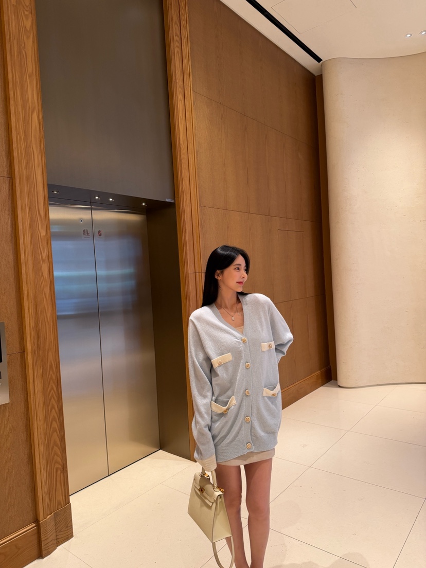 LAVIEU韓國直郵女裝新品26春夏時尚人氣休閑熱賣職業針織衫LAVIEU針織衫