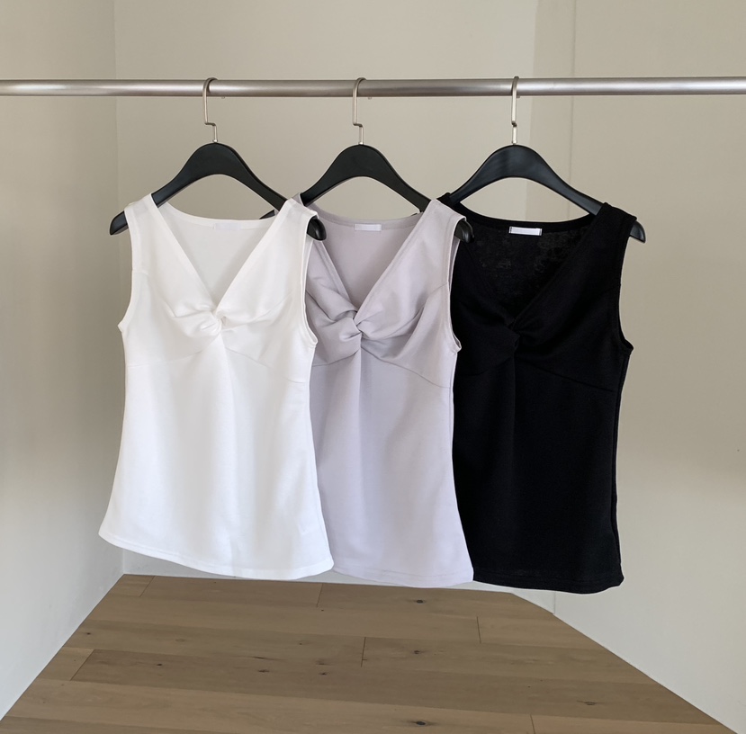 BLACK PIG韓國直郵女裝新品人氣推薦休閑26春夏吊帶背心VIVIAN_LEE吊帶/背心圖色2左二色