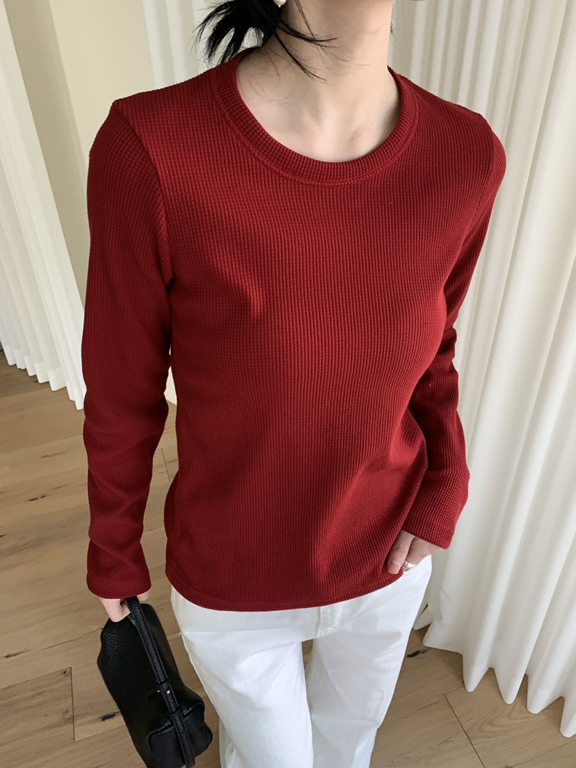 BLACK PIG韓國直郵女裝新款時尚推薦人氣休閑熱賣長袖T恤VIVIAN_LEE長袖T恤