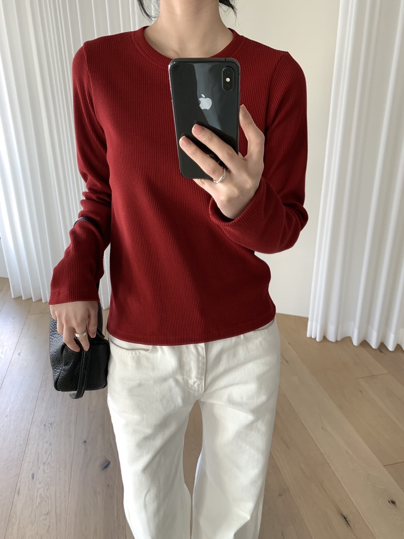 BLACK PIG韓國直郵女裝新款時尚推薦人氣休閑熱賣長袖T恤VIVIAN_LEE長袖T恤