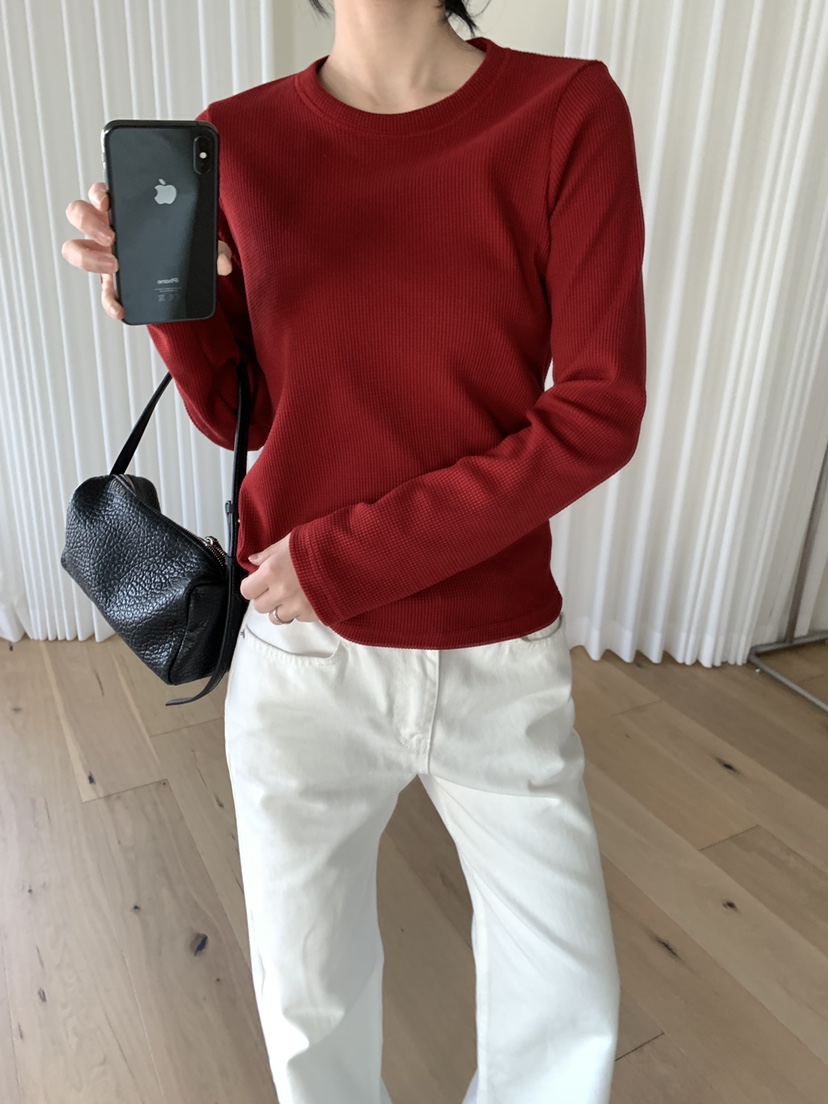 BLACK PIG韓國直郵女裝新款時尚推薦人氣休閑熱賣長袖T恤VIVIAN_LEE長袖T恤圖色3