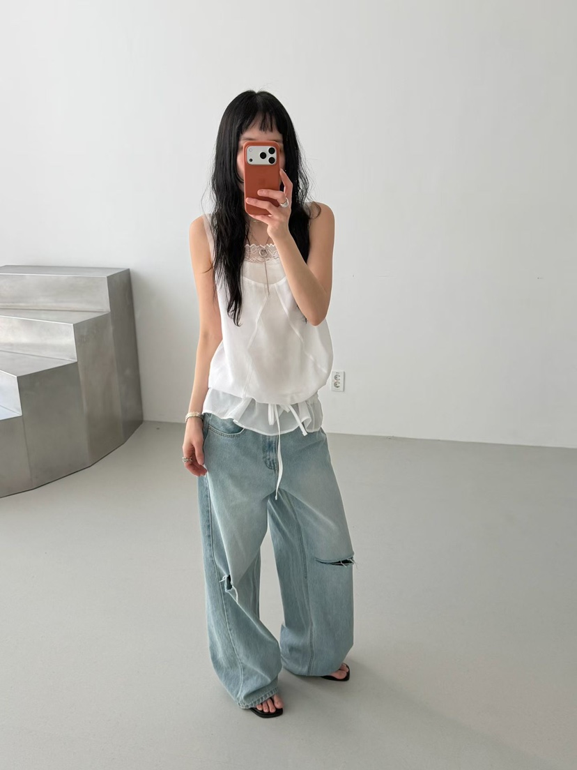 MINIMUZE韓國直郵女士新品休閑26春夏熱賣職業時尚吊帶背心MINIMUZE吊帶/背心